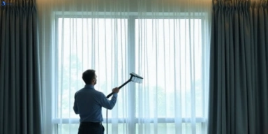 Commercial curtain steam cleaning service springfield-central hotels offices