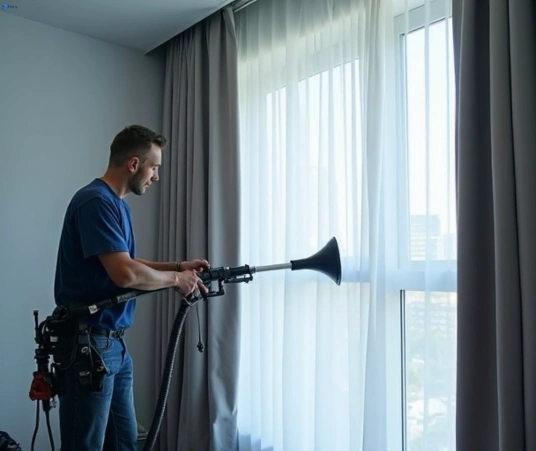 Professional curtain steam cleaning process equipment Matty Curtain Cleaning springfield-central