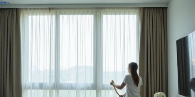 Delicate sheer drape cleaning springfield-central Matty Curtain Cleaning